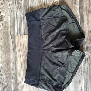 Women’s lululemon Black and Green Shorts